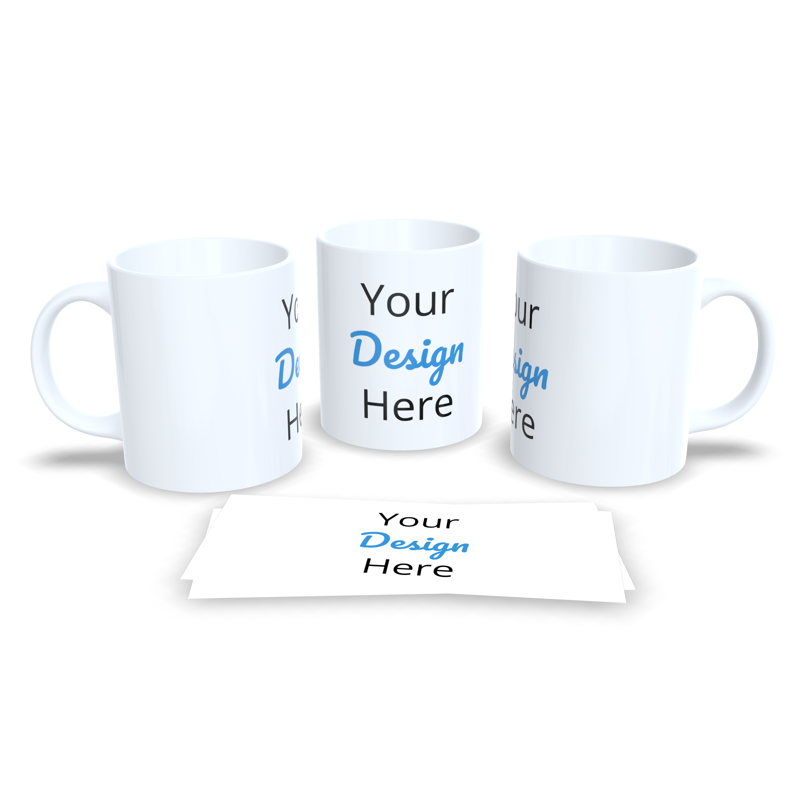 Rapid Mockup - Make your Mug with Carabiner (300ml) 3D mockup online here